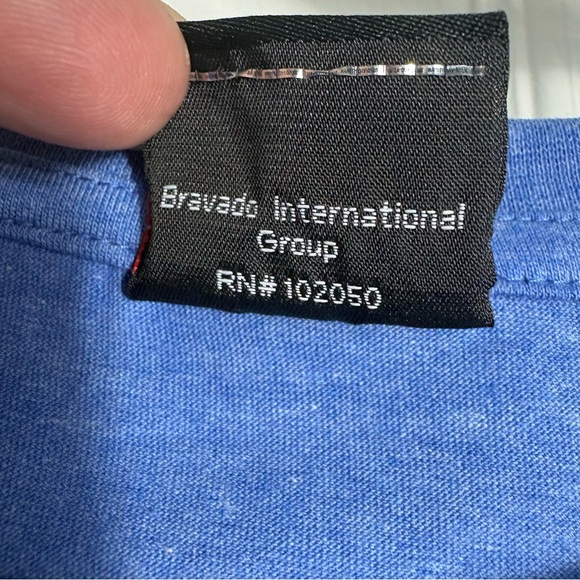 HARLEY-DAVIDSON Blue Long Sleeve Tee Size Medium -- SUPER SOFT!!! - Picture 7 of 9